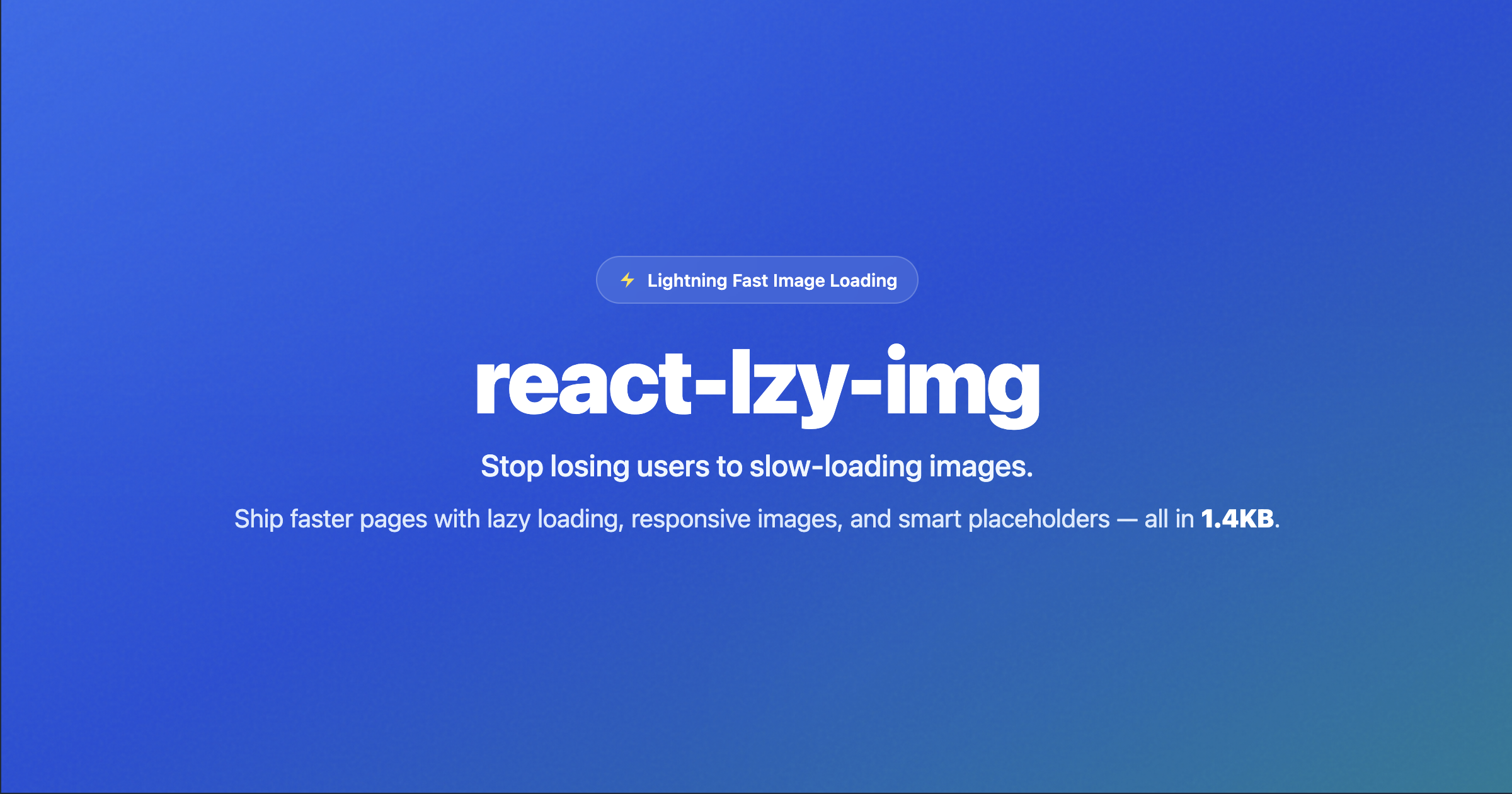 React Lazy Image